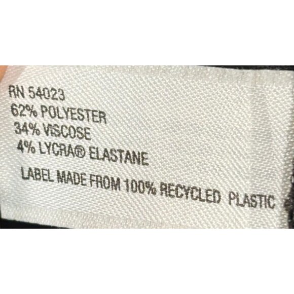 Gap Modern Boot Stretch Pants Black Size 00R Polyester Viscose - Picture 4 of 10